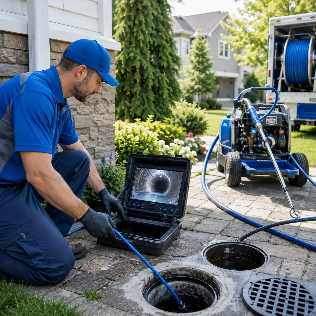 Outdoor drain cleaning professionals serving Vineland, NJ